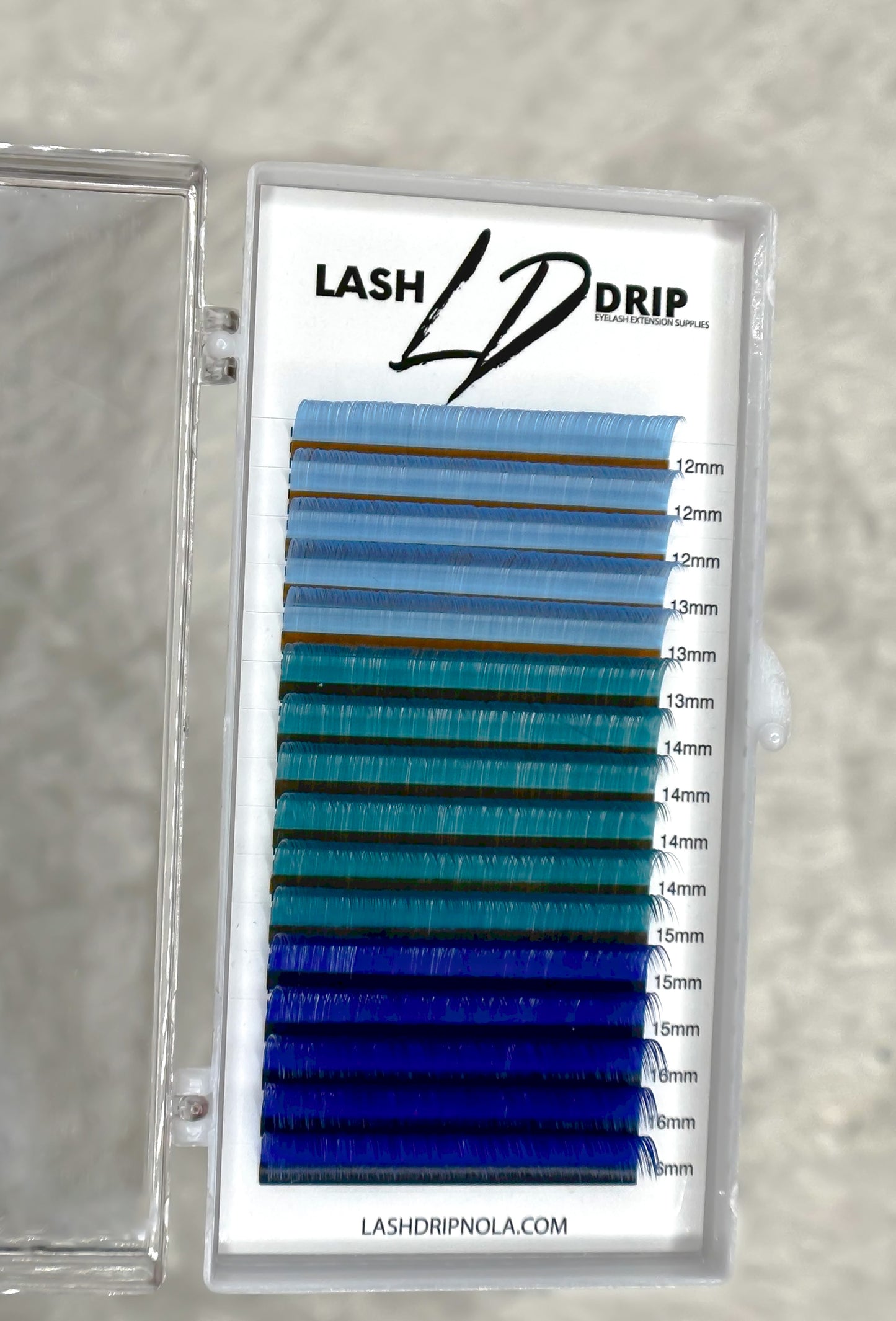 Colored Lashes Ombré Tray